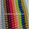 8mm 10mm Mixed Color Glass Pearl